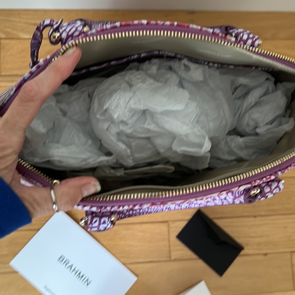 NWT Brahmin Large Duxbury Satchel Hand bag Beautiful . 🔥🔥 - Picture 12 of 16